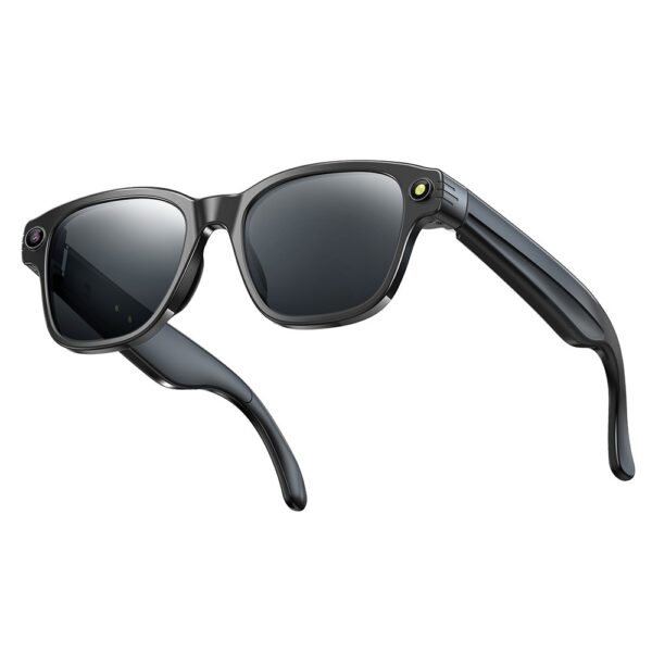 Lunettes Intelligentes L801 Avec Caméra 8MP, Enregistrement Vidéo, Lecture de Musique, Appels Vocaux et Traduction IA